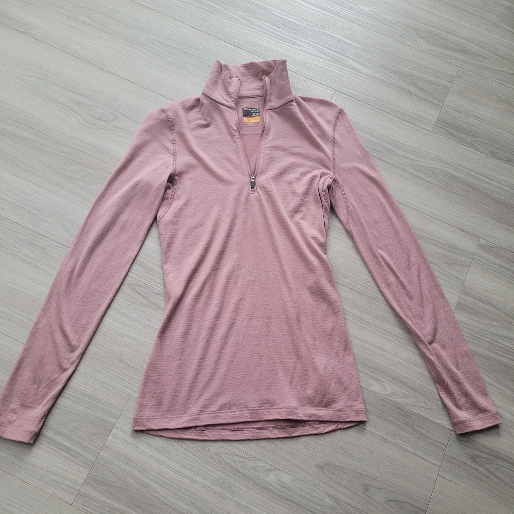 Icebreaker Mauve Long Sleeve Top